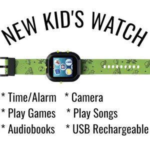 New Boys Silicone Strap Smartwatch Watch STEM TOY Telling Time Camera Help your